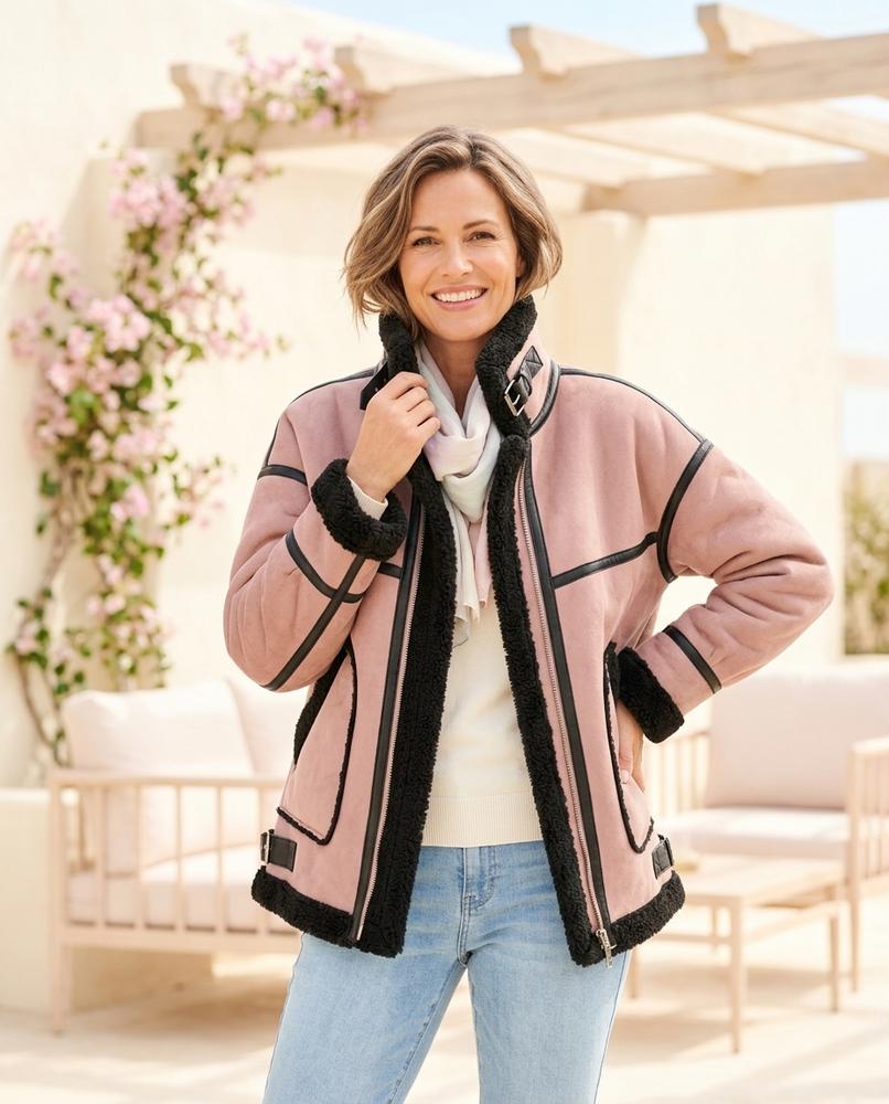 Ulla Fashion - Saral | Warm Gefütterte Jacke Damen