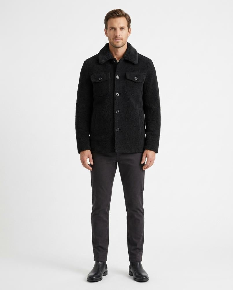 Ulla Fashion - Kelev | Strukturierte Gefütterte Jacke Herren