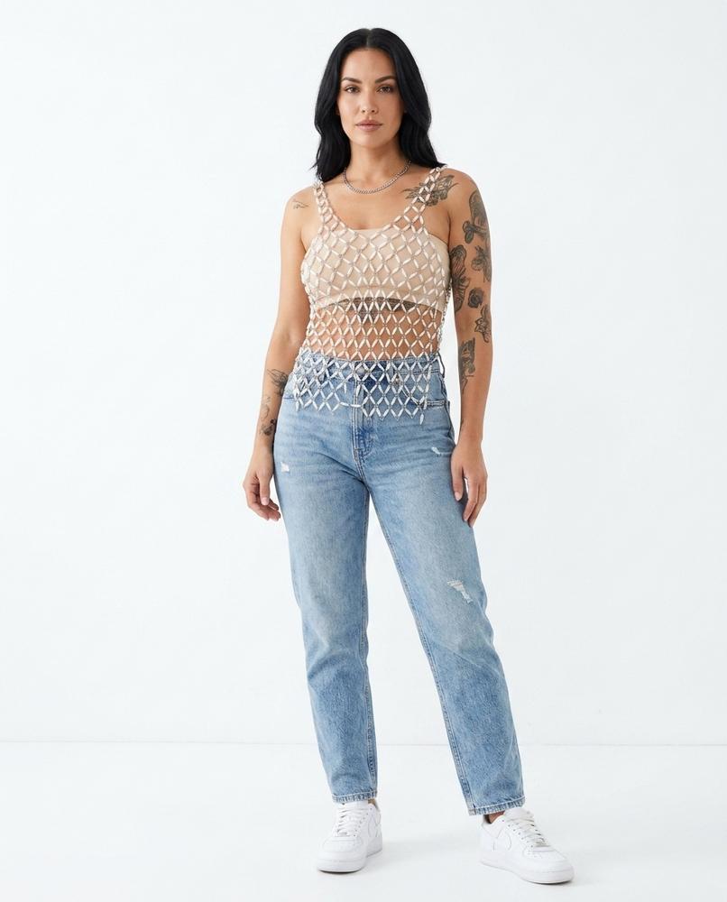 Ulla Fashion - Tohum | Perlenbesetzt Ärmellos Top Herren