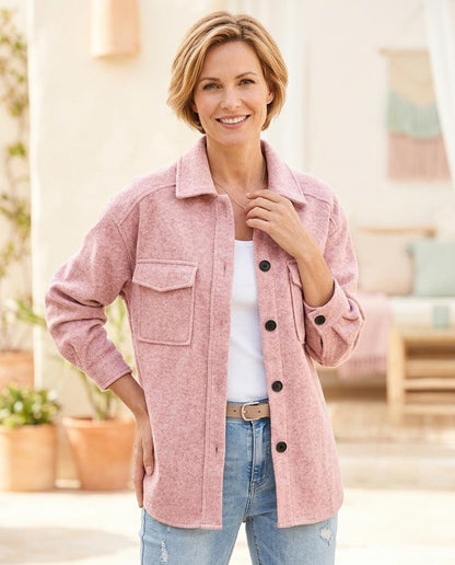 Ulla Fashion - Mavan | Langärmlig Geknöpft Jacke Damen