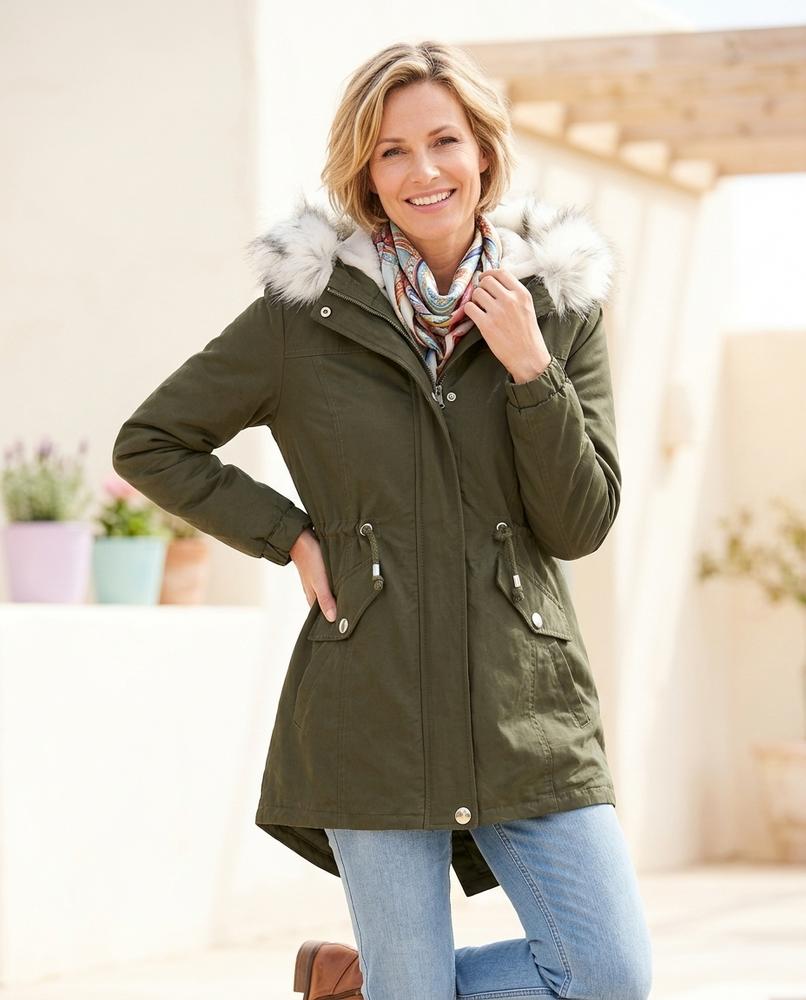 Ulla Fashion - Zevan | Gefüttert Kapuzen Jacke Damen