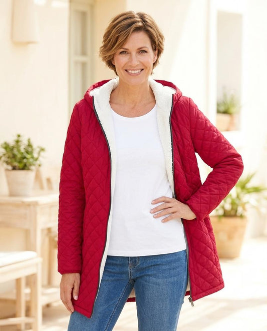 Ulla Fashion - Tavar | Gesteppt Gefüttert Mantel Damen