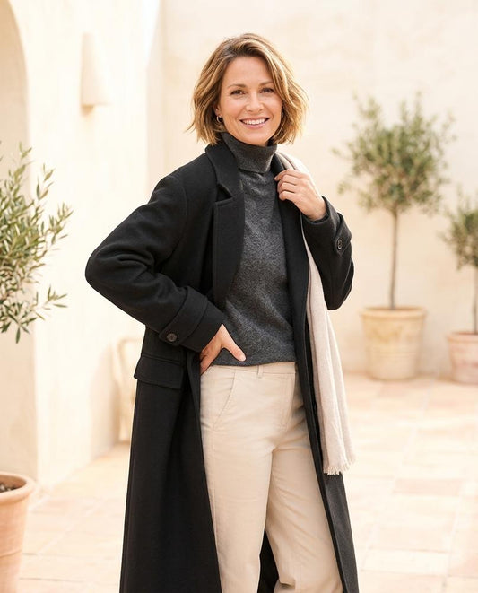 Ulla Fashion - Ketal | Langer Oversized Mantel Damen