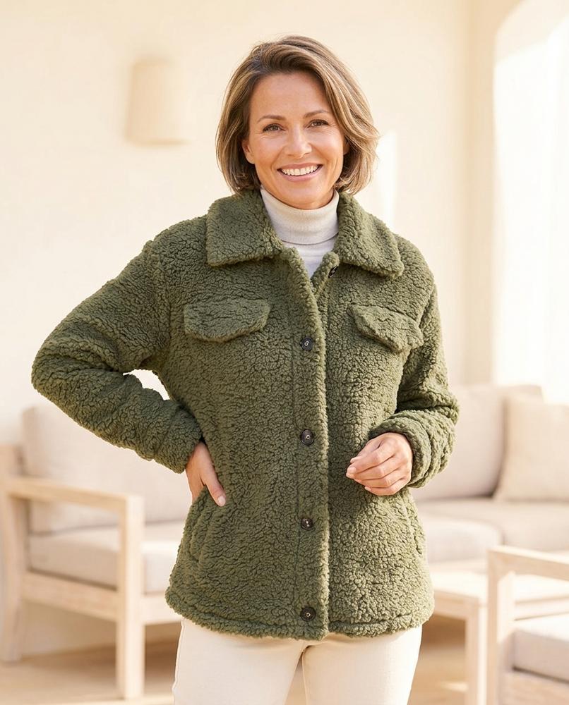 Ulla Fashion - Covin | Strukturiert Geknöpft Jacke Damen