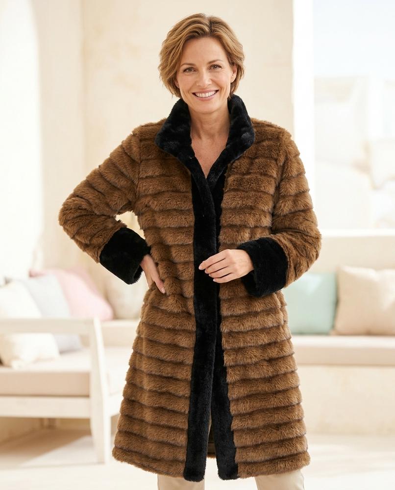 Ulla Fashion - Colen | Segmentierter Gefütterter Mantel Damen