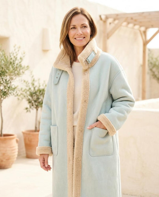 Ulla Fashion - Loren | Gefütterter Weitgeschnittener Mantel Damen