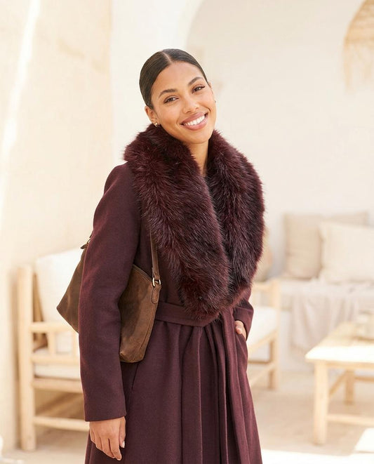 Ulla Fashion - Yorev | Besetzt Tailliert Mantel Damen