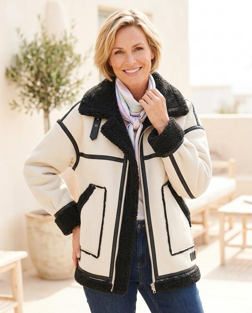 Ulla Fashion - Saral | Warm Gefütterte Jacke Damen