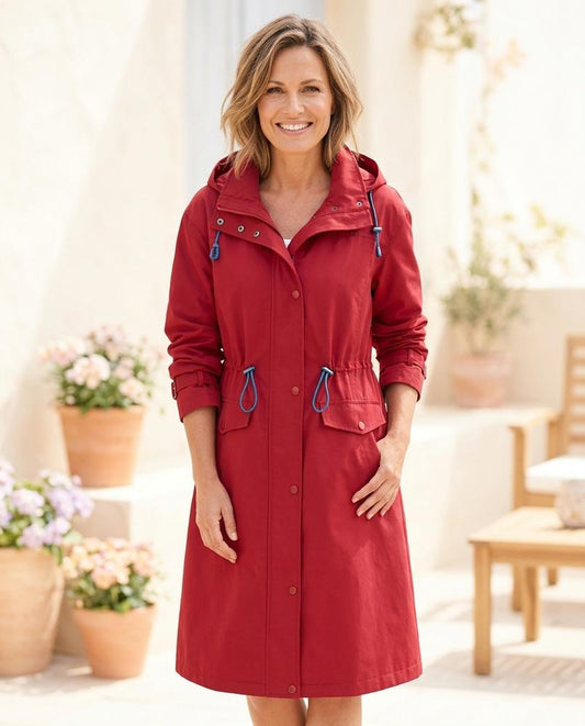 Ulla Fashion - Vikar | Taillierbarer Langer Mantel Damen