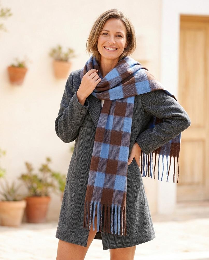 Ulla Fashion - Roran | Langärmlig Locker Geschnitten Mantel Damen