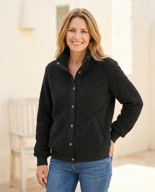 Ulla Fashion - Eltir | Geknöpft Strukturiert Jacke Damen