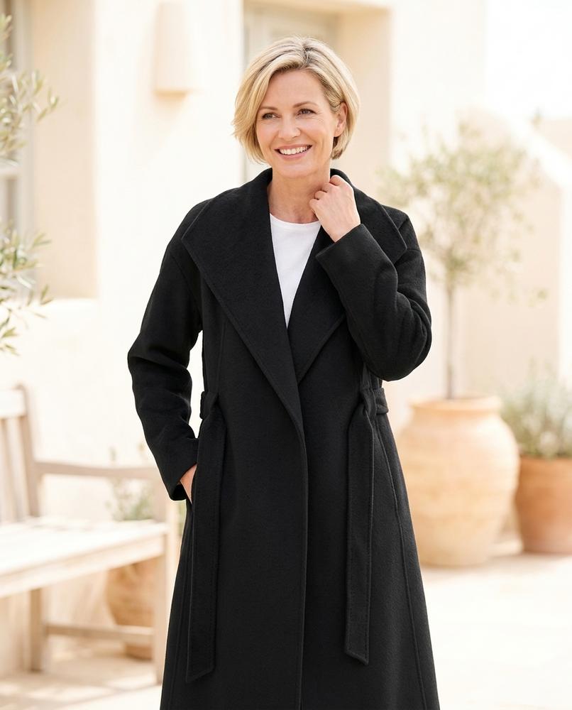 Ulla Fashion - Samor | Offener Langärmliger Mantel Damen