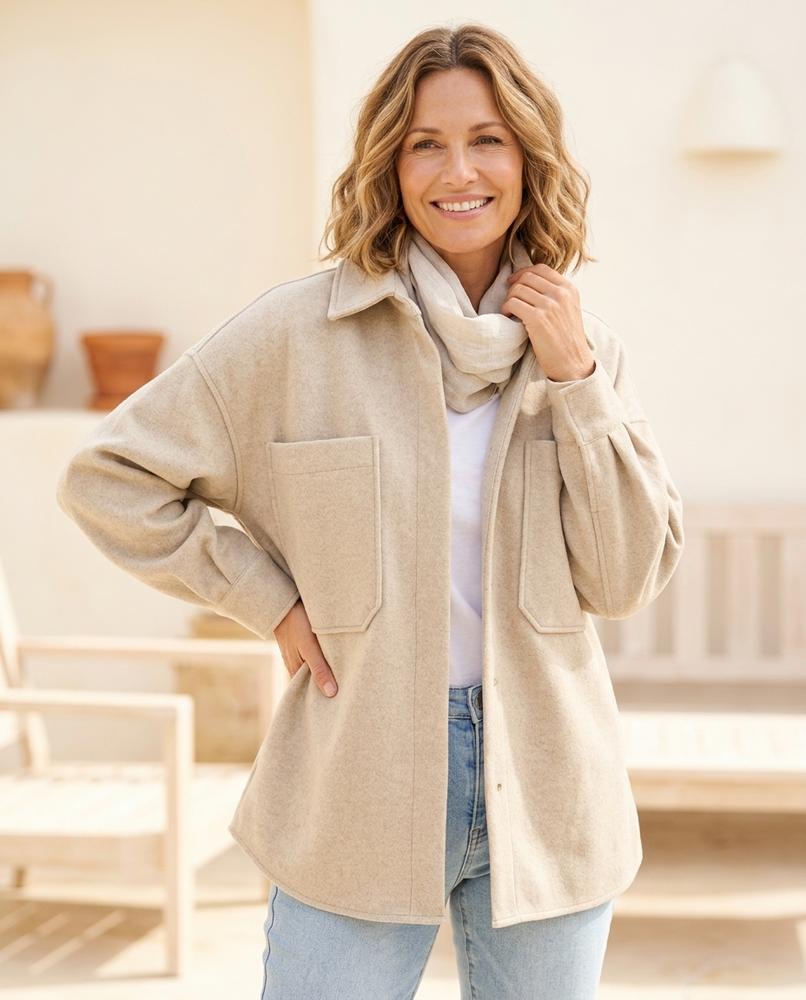 Ulla Fashion - Caven | Kastig Wollig Jacke Damen