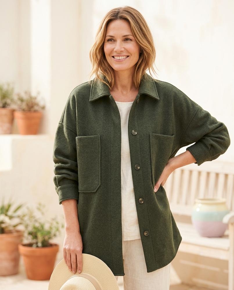 Ulla Fashion - Caven | Kastig Wollig Jacke Damen