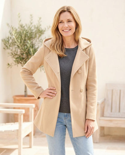 Ulla Fashion - Tasan | Gestuft Geknöpft Mantel Damen