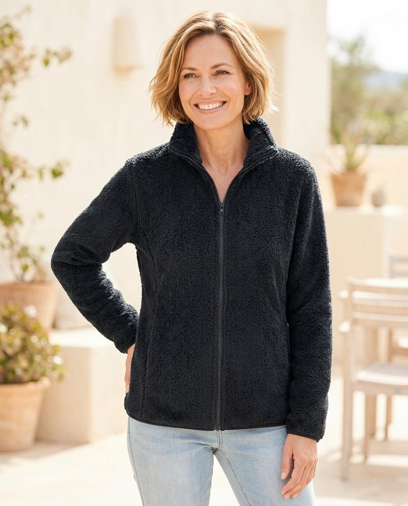 Ulla Fashion - Never | Plüschig Wärmend Jacke Damen