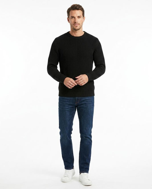 Ulla Fashion - Lesil | Gerippt Grobstrick Pullover Herren