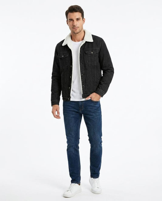 Ulla Fashion - Sanal | Gefüttert Geknöpft Jacke Herren