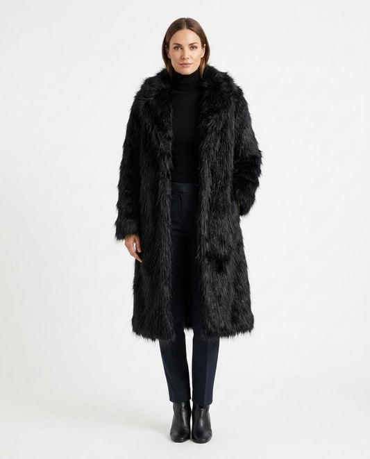 Ulla Fashion - Zaron | Langhaarig Verschlusslos Mantel Unisex
