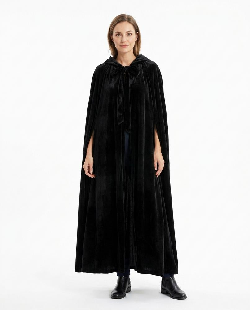 Ulla Fashion - Misen | Samtiger Langer Mantel Unisex
