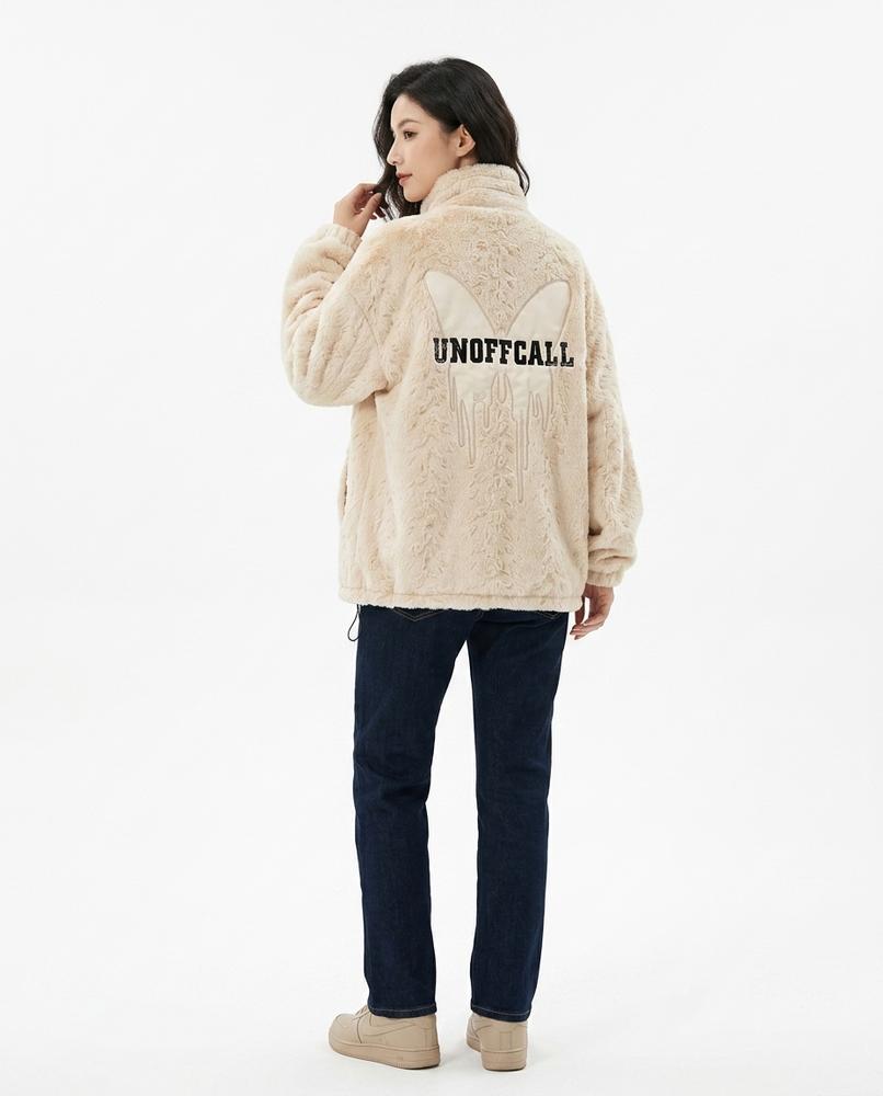 Ulla Fashion - Viven | Strukturierte Plüsch Jacke Unisex