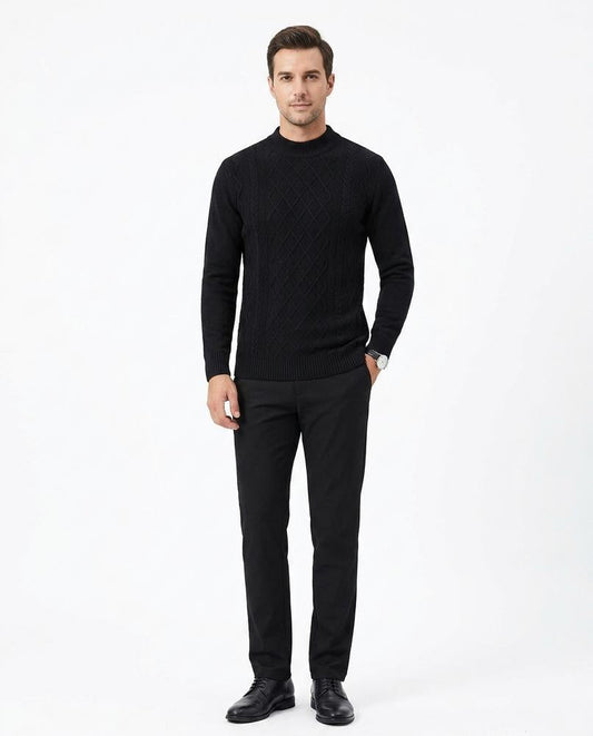 Ulla Fashion - Rotal | Strukturiert Gestrickt Pullover Herren