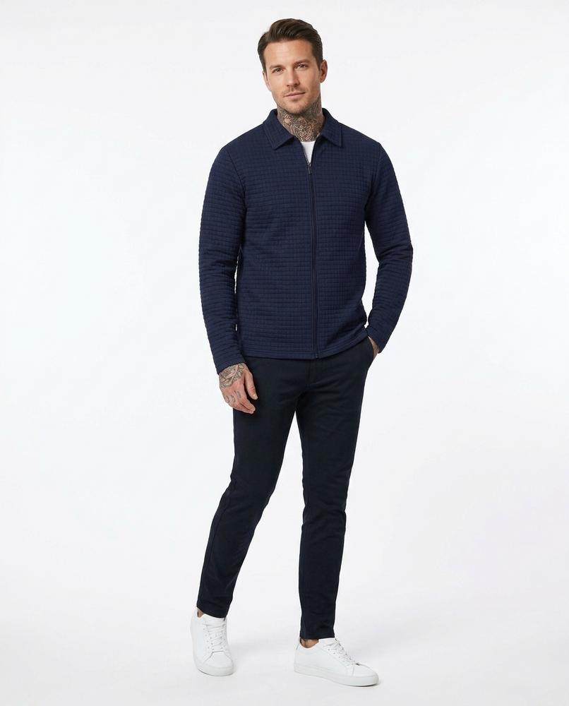 Ulla Fashion - Talev | Strukturierte Langärmlige Jacke Herren