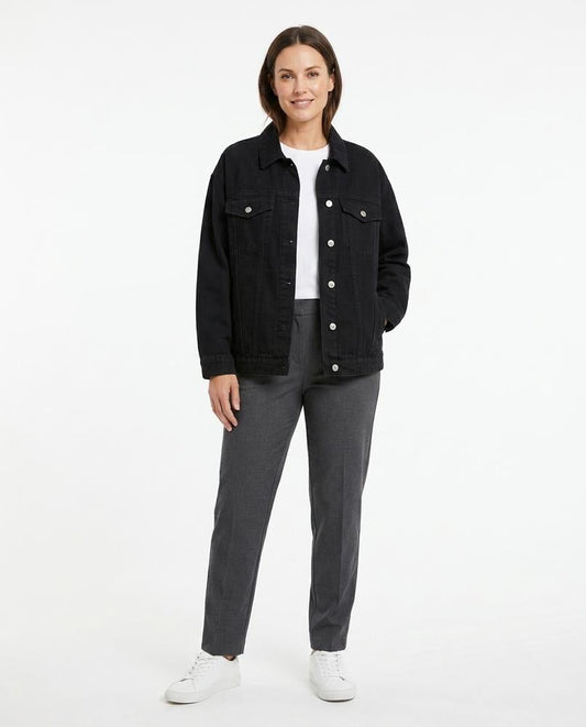 Ulla Fashion - Maron | Geknöpfte Baumwollene Jacke Unisex