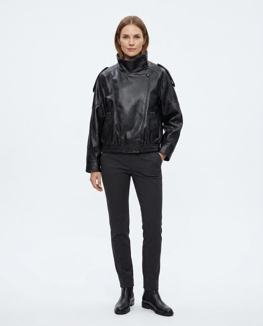 Ulla Fashion - Color | Asymmetrisch Gekörnt Jacke Damen